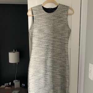 THEORY Marbled Off-White Dress Sz M